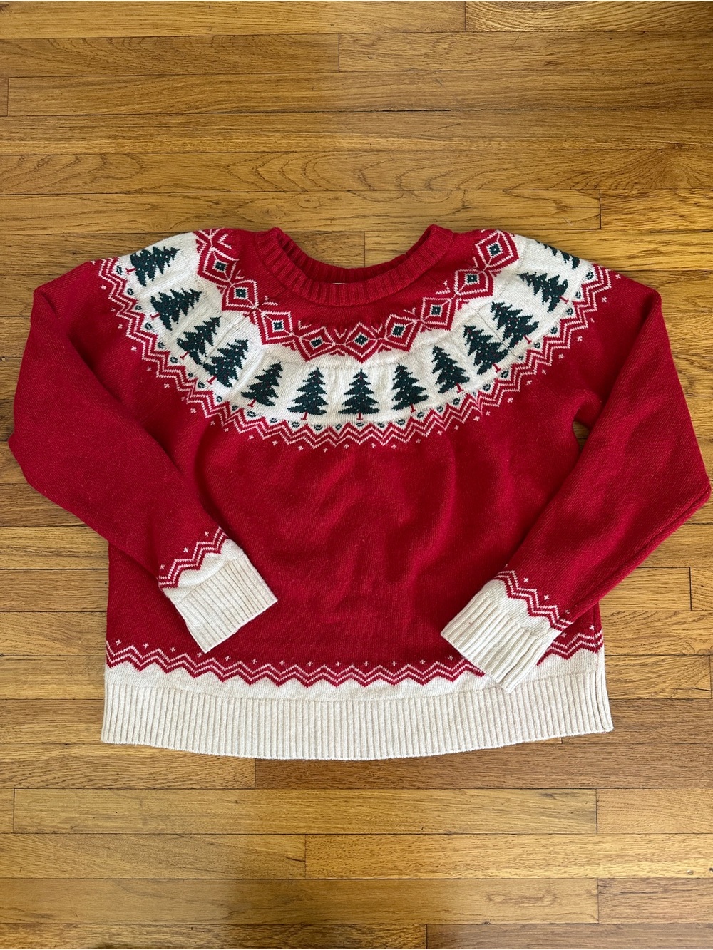 Kiel James Patrick XL Wool Christmas Tree Festive Sweater